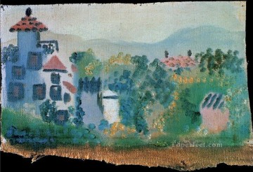 Maison 1931 Cubism Oil Paintings